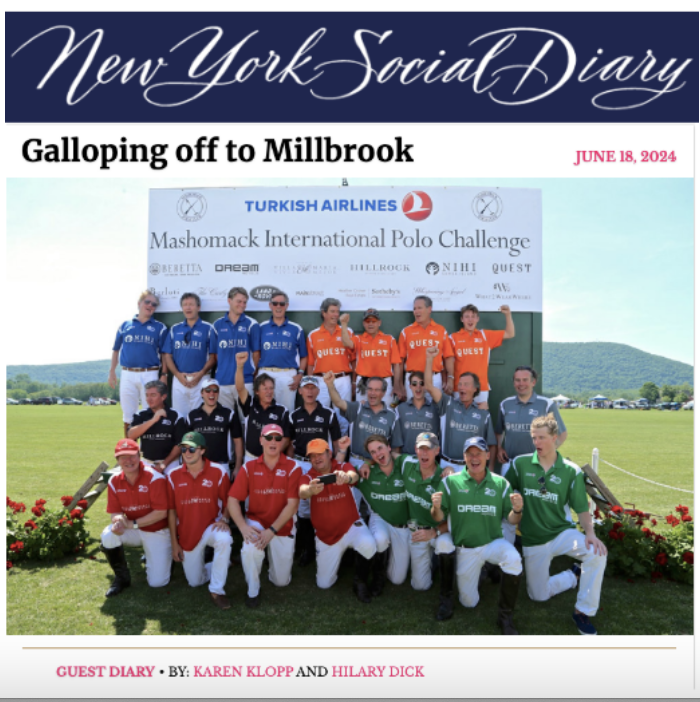 New York Social Diary, galloping off to Millbrook.